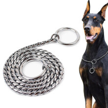 (5mmx60cm) Metal Dog Training Collars Chain Stainless Steel P Slip Chains Collars for Small Medium Large Dogs Pet