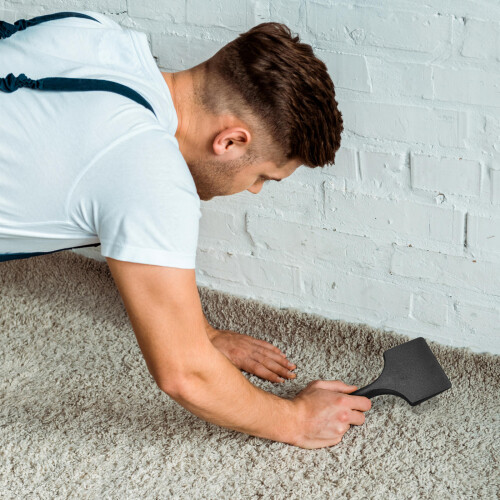 strumento per installazione moquette con lama e scalpello tappeti 2