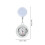 Orologio Da Tasca Bianco Nurse Clip-on Con Smiley Resistente 3