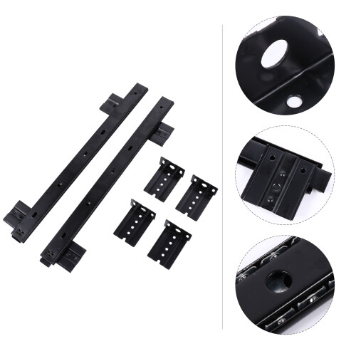 Cabinet Drawer Conversion Extension Drawer Slide Black 1 Pair 2