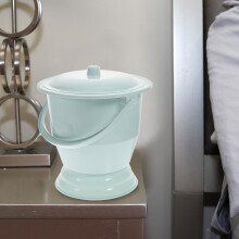 1pc Buicéad Urinal Inaistrithe le Clúdach Dearadh Simplí Úsáid Oíche Bonn Neamhshleamhain Éasca le hIompar Steiriliúcháin Gorm