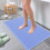 Μοντέρνα χαλιά μπάνιου με επίπεδη στοίβα, ορθογώνια, αντιολισθητική βάση, χαλιά 1