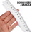 100 Pcs Disposable Double Sided Paper Tape Measures for Child 3