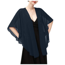 Dames sjaal van transparante chiffon – accessoire voor bruiloften/feesten en avondjurken, geschikt voor formele gelegenheden