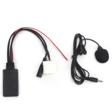 Adaptor audio wireless Bluetooth 5.0 pentru sisteme stereo auto, cu instalare plug and play și material ABS de înaltă calitate, compatibil cu