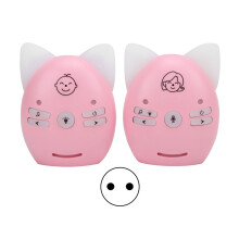 Slimme babyfoon met tweewegsaudio, digitale audio, hoge gevoeligheid, beveiligingsalarm, 2,4 GHz digitale transmissie en volumeregeling.