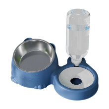 Comederos para gatos y perros, dispensadores de agua y bebederos. Diseño elevado de acero inoxidable para mascotas pequeñas y cachorros. Comodidad