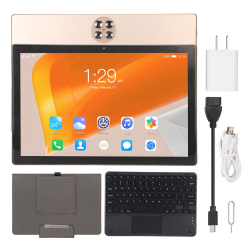 Long Battery Life Tablet Android Tablets2025, Android Tablet HD Touchscreen IPS Display WiFi Bluetooth Quad Core Processor Dual Camera Expandable