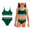 Μαγιό για κορίτσια, Μαγιό για εφήβους, Καλοκαιρινά μαγιό 2 τεμαχίων που 1