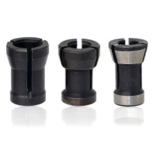 Wear Resistance Router Bit Collet Chuck With Tight Clamping And High Strength For Woodworking CNC Engraving Machine, Carbon Steel Chuck Ensures