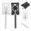 2Pcs Plastic Telescoping Parking Card Holder Stick for Car Access 9