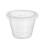 Plastic portion cup with lid 50 pack 1