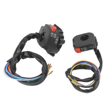 Motorstoplampe Hornlys Tænd/sluk-knap Styrkontrolkontakt Universal passende til horn og kontrol Multifunktionsknap til motorcykel