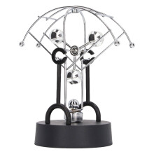 Brinquedo de movimento perpétuo com rotação magnética bilateral para o ensino de física da conservação de energia, alimentado por bateria USB,