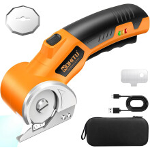 4V Akku-Elektroschere, 3000mAh, LED-Licht, für Karton/Stoff/Teppich/Kunststoff/Leder – kompatibel mit 4V Ladegeräten