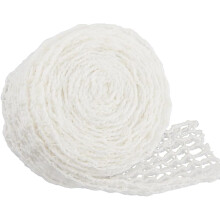 16.4ft Meat Drying Net Roll – White Cotton Food Netting with Elastic Twine, Butcher String & Applicator Bundle for Sausage Making, Deli Meats,