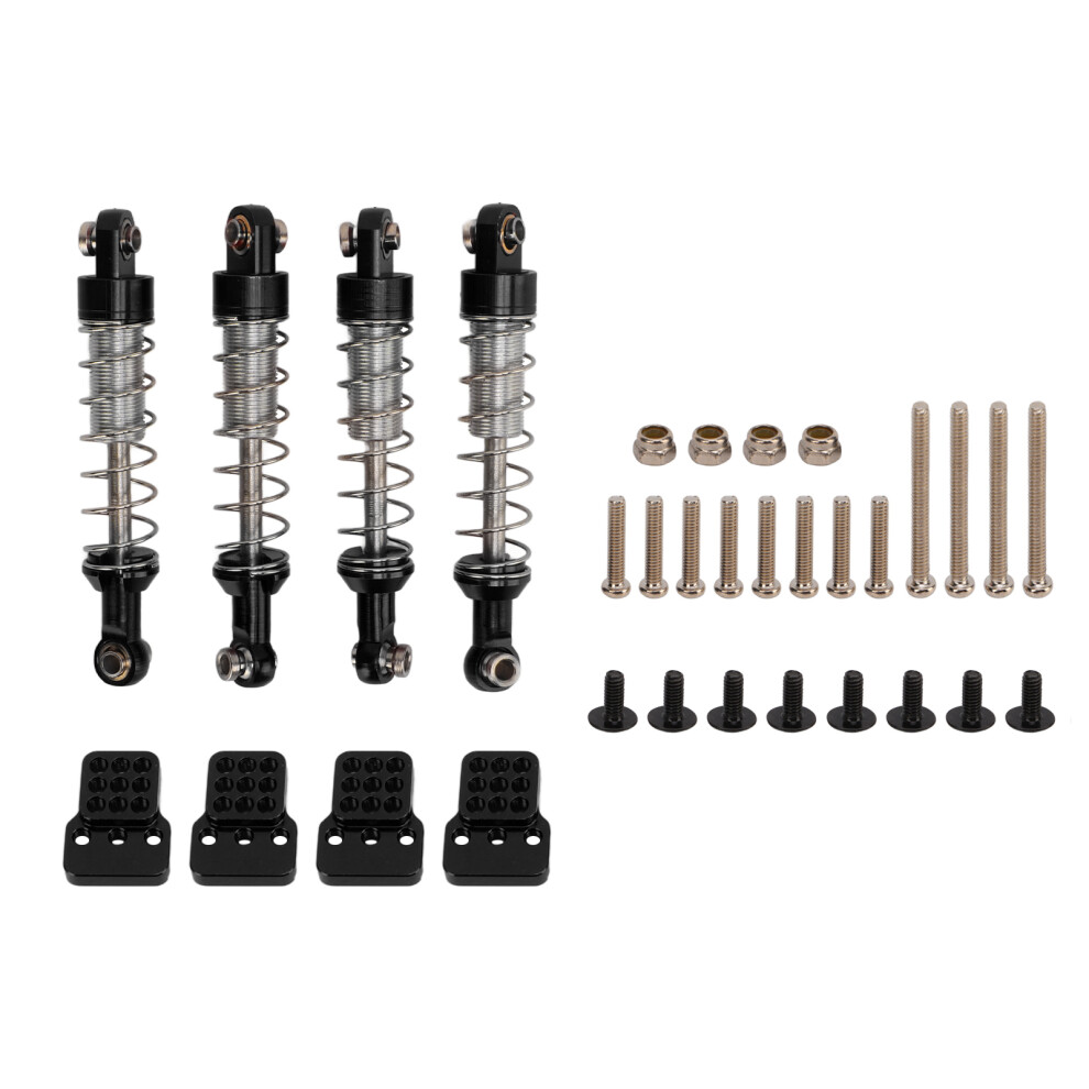 Aluminum Alloy Rc Shock Absorber Set Lightweight Shock Absorber With Adjustable Damper For Extend Service Life Reduce Impact On Rc Car Modification 9370362929884
