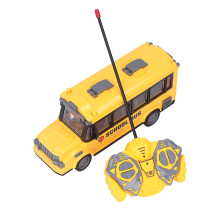 Nostalgic Desk Accessory School Bus Toy Pull Back Action Realistic Details Durable Build Birthday Gifts Party Favors Yellow Plastic Kids Toy Vehicle