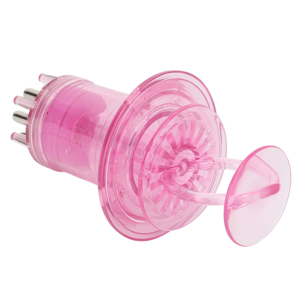 6ml Sakura Pink Scalp Oil Applicator Comb with Leak-Proof Roller