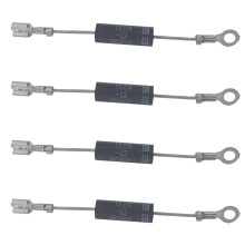 Pack of 4 Microwave Oven Diode Black Metal Accessories Voltage Diode Pressure Universal Diode Advanced Technology Diode