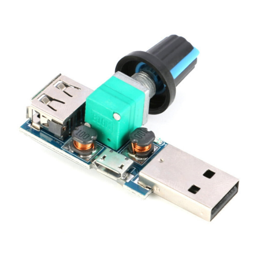 Usb Fan Speed Controller Adjust Wind With Stepless Governor Speed Controller Stepless Governor Module 5W 4-12V 9340959271726