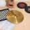 piatti crash ride 10" in ottone, hi-hat per principianti 10