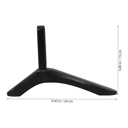 1Set TV Iron Stand Stable Tabletop Mount Bracket for Television Black 1