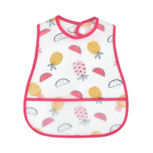 Soft Short Sleeve Bib for Toddlers & Kids up to 13 Years – Mess-Saving Apron, Compatible with Junior Children Eating & Play