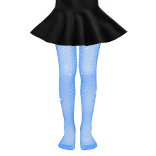 Girls rhinestone tights sparkle fishnet mesh pantyhose