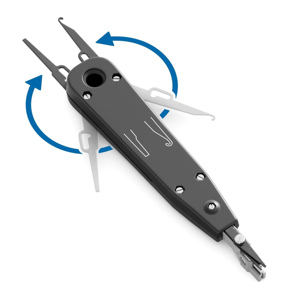 Rj11 Rj45 Telecoms Phone Wire Cable Punching Down Networking Tool Crimping Tool Install Wire Stripping Cutter 9340959273997