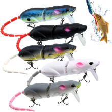 Ratstrike 3D Lifelike Rat Topwater Lure, Robotic Bionic Mouse Fishing Lure for Freshwater & Saltwater — Compatible with Ratstrike