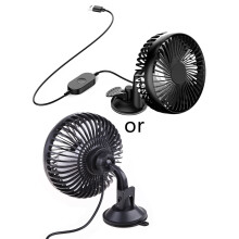 USB Powerful Quiet Car Cooling Fan 3 Speeds Portable Car Cup Holder Fan for Car Truck SUV Interior Fan