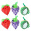 Folding Fruit Shaped Storage Bags 6Pcs Foldable Convenient Portable Eco-conscious Consumers 1