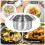 5 Sets Stainless Steel Stock Cooking Stewing Large Boiling Pot 7