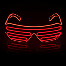 led light up glasses party,led glasses for adults party, Luminous Glasses For Parties, EL Glasses Costumes for Party