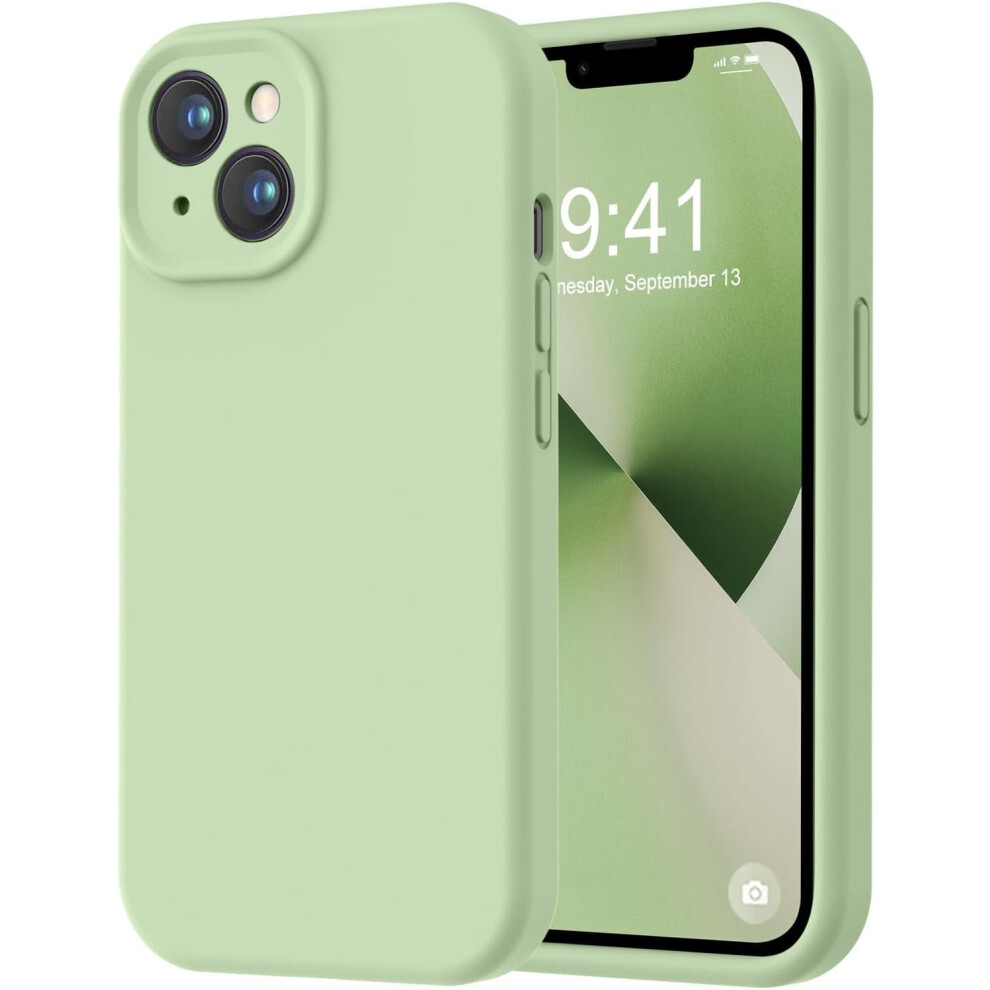Premium Silicone Iphone 13 Case (6.1") – Camera Protection, Soft Microfiber Lining, Shockproof, Compatible With Iphone 13 9087558467937