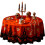 Nappe ronde orange d'Halloween de 152 cm (60 pouces) 1