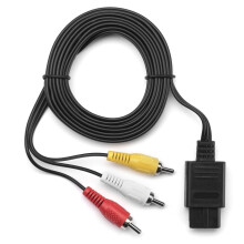 Nouveau câble adaptateur audio/vidéo AV pour SNES, Super NES et Nintendo N64/GameCube.