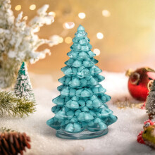 Sapin de Noël en résine, mini décorations de Noël, ornements de table pour la décoration de la maison pendant les fêtes, centre de table