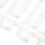 4 Set Recinzioni In Plastica Per Giardino E Cortile (Bianco) 10