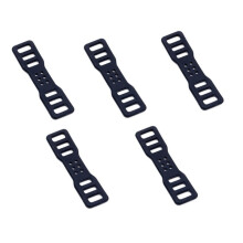 5pcs Silicones Bike Light Band Commuters Bike Lamp Straps Fixing Mounting Straps for Mounting Light