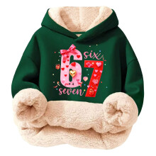 Sweat à capuche imprimé multicolore pour enfants, en polaire douce