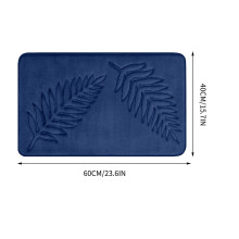 Tapis de sol de salle de bain absorbant et antidérapant – Séchage rapide, facile à nettoyer, confortable pour le salon, la chambre, la cuisine