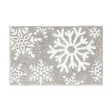 Décoration intérieure et tapis de salle de bain d'hiver - Tapis de salle de bain en fibres fines douces et absorbantes - Support en TPR - Convient