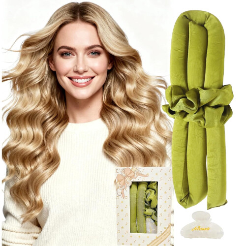 Serenade Textured Satin Heatless Lockset – 2Scrunchies