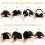 Child Ear Warmer Earmuff Plush 1set Black 7