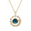 Χρυσό κολιέ Starry Planet για γυναίκες choker 1