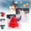 3D Christmas Pop-Up Greeting Cards with Glitter Tree and 1