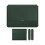 Capa para laptop de 13 a 14 polegadas com suporte, revestimento em couro PU, fecho magnético, resistente a arranhões — compatível com MacBook, 1