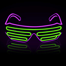 led light up glasses party,led glasses for adults party, Luminous Glasses For Parties, EL Glasses Costumes for Party